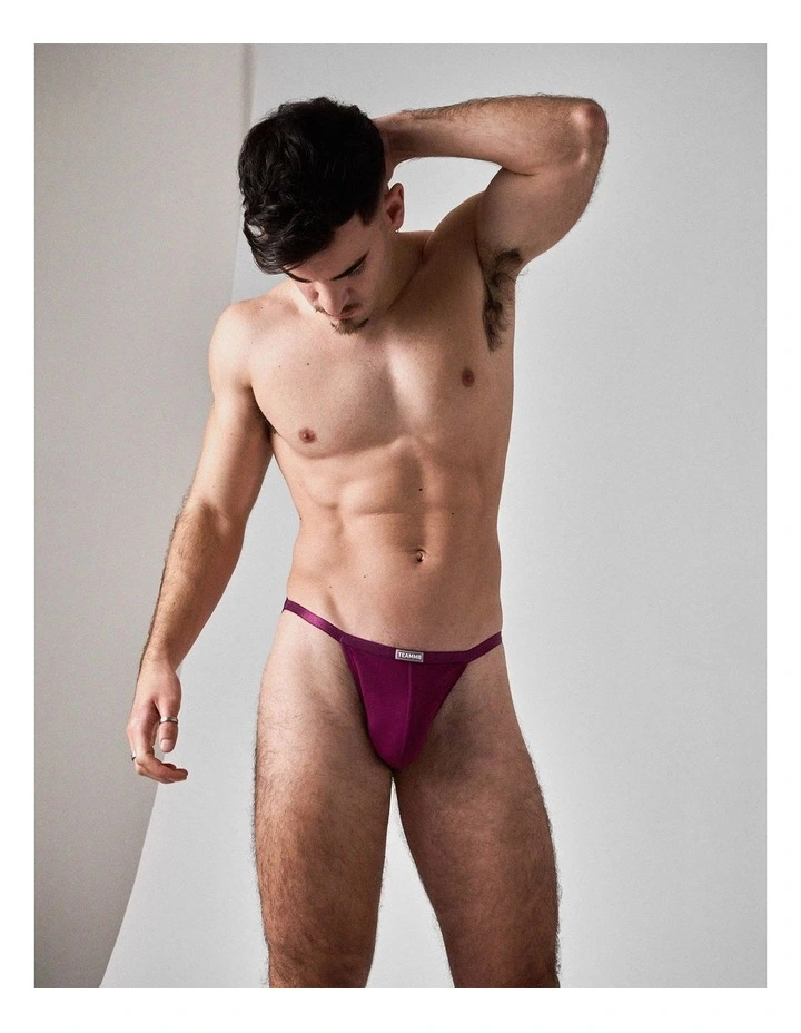 You Bamboo Micro Brief in Eggplant image 4
