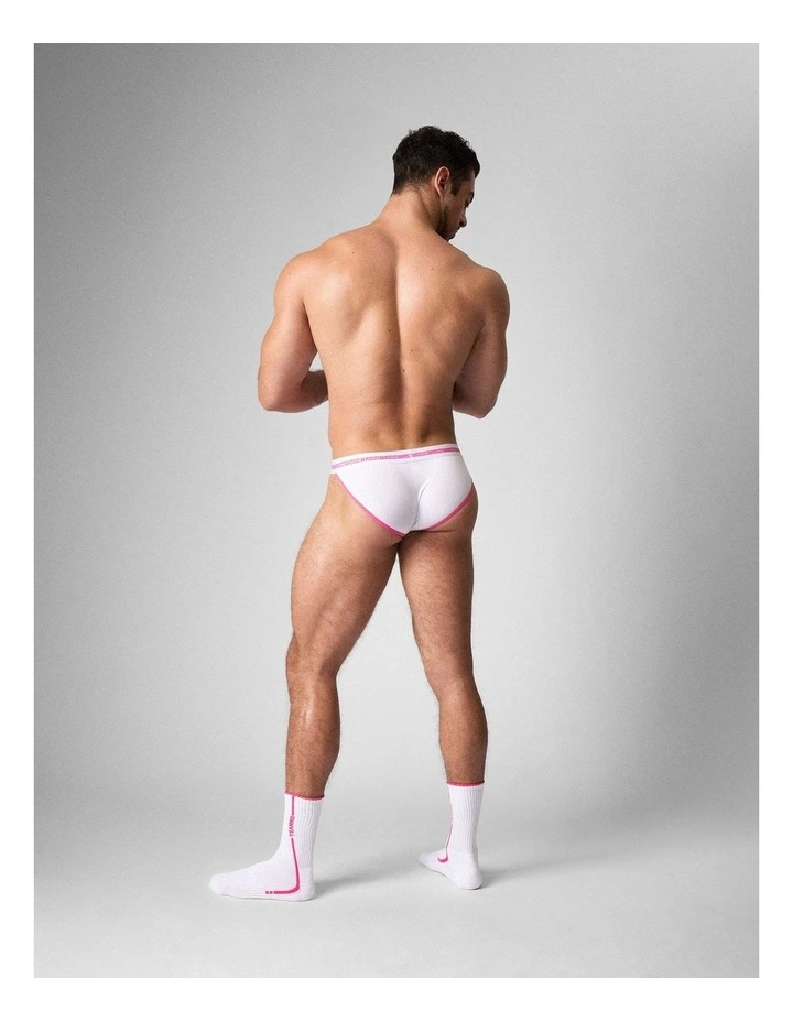 Optic Sports Brief in Fuchsia image 2