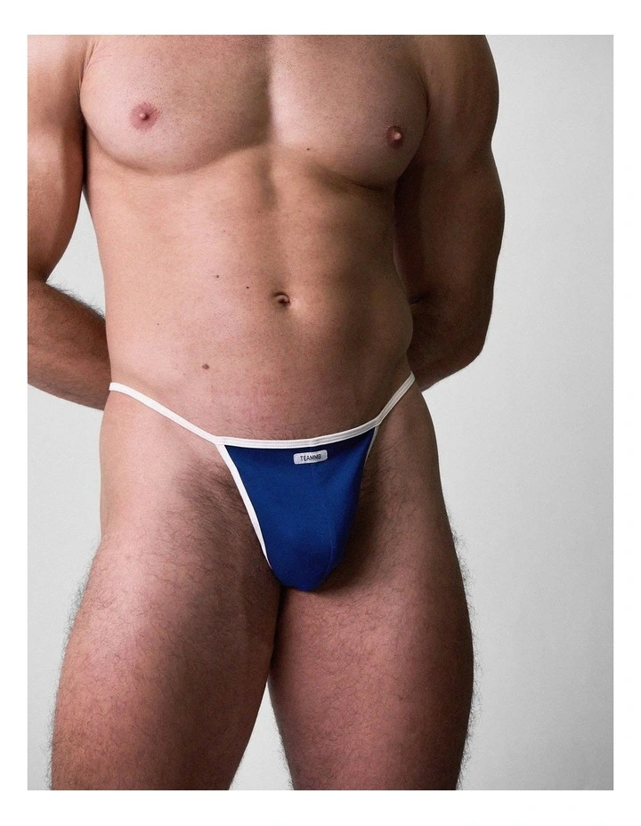 Flaunt Micro Thong in Midnight image 2