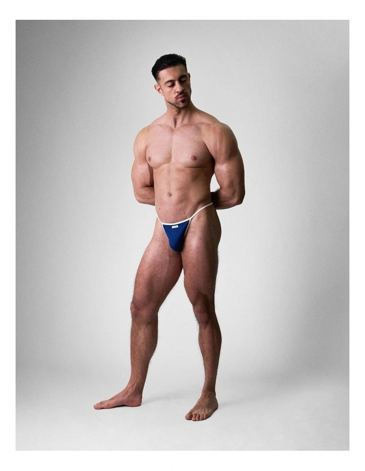 Flaunt Micro Thong in Midnight image 3
