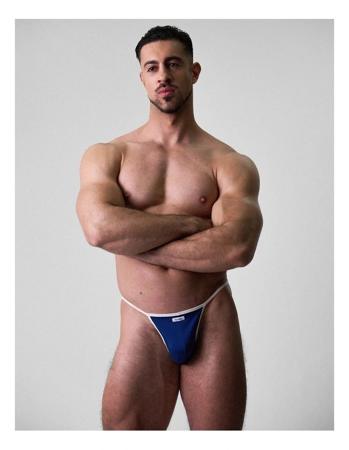 Flaunt Micro Thong in Midnight image 5