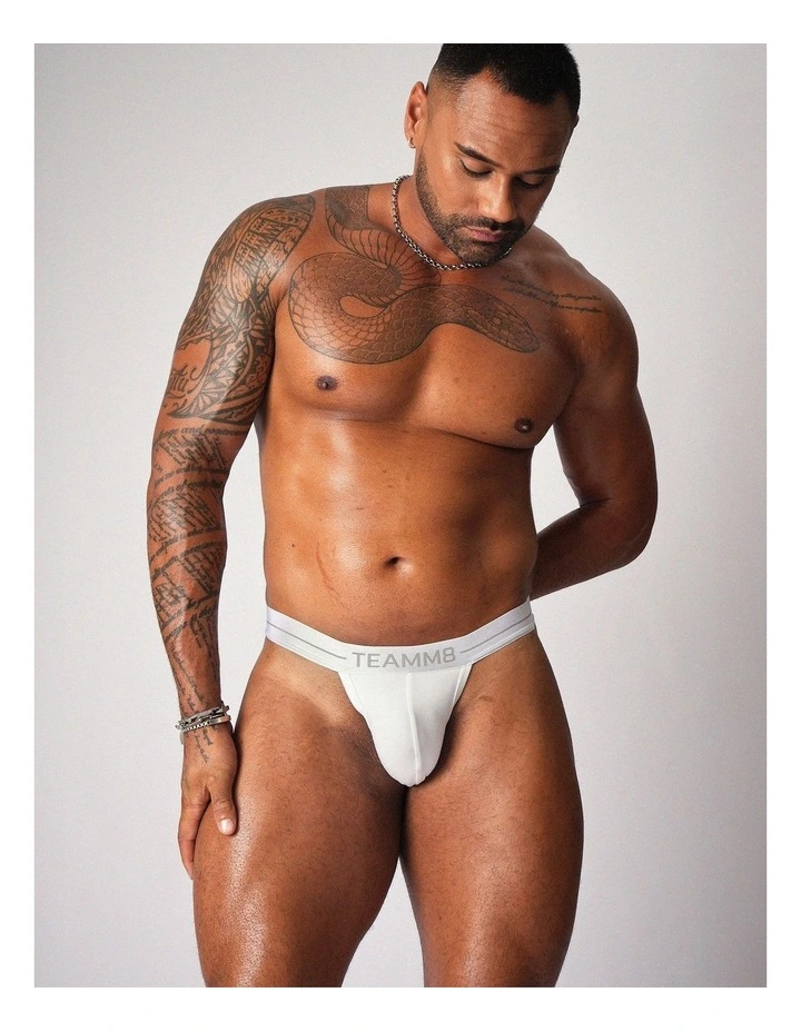 Icon Thong in Optic White image 1