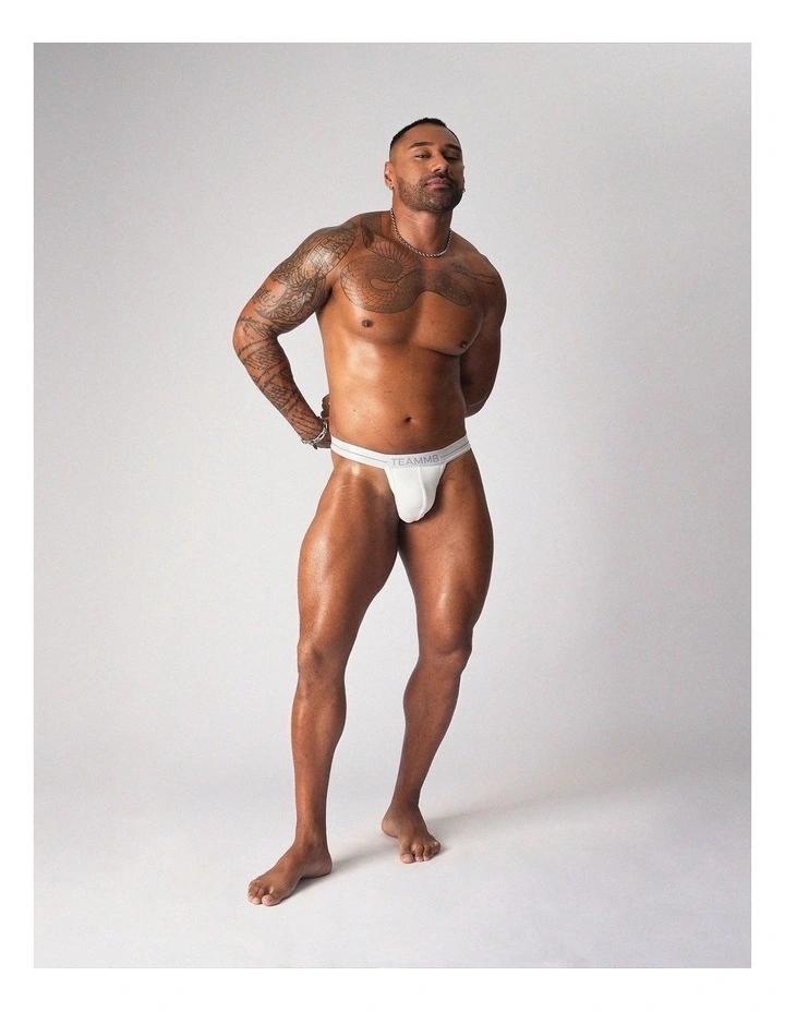 Icon Thong in Optic White image 2