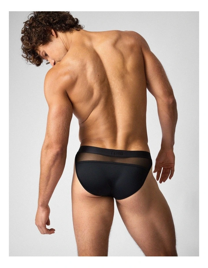 Score Sheer Sports Brief in Onyx image 1