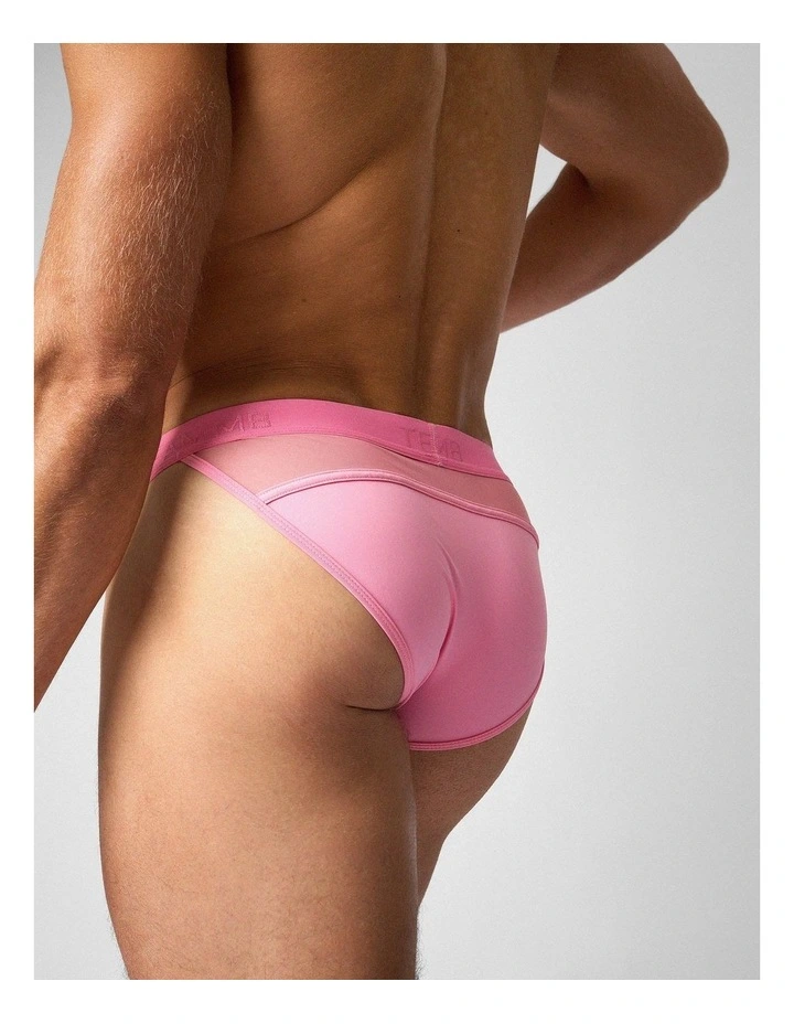 Score Sheer Sports Brief in Blush image 6