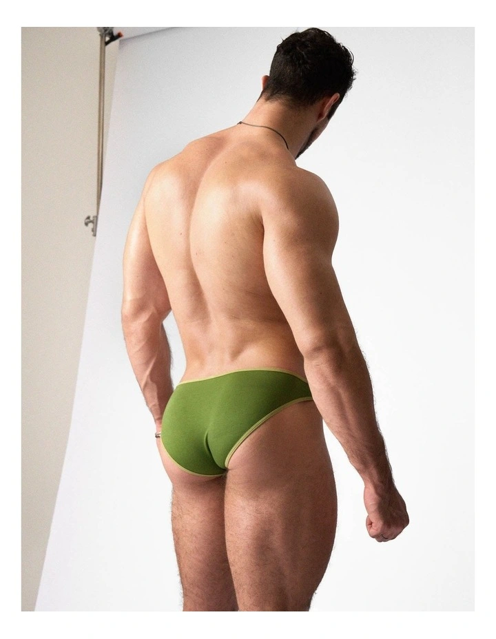 Flaunt Bikini Brief in Eucalyptus image 3