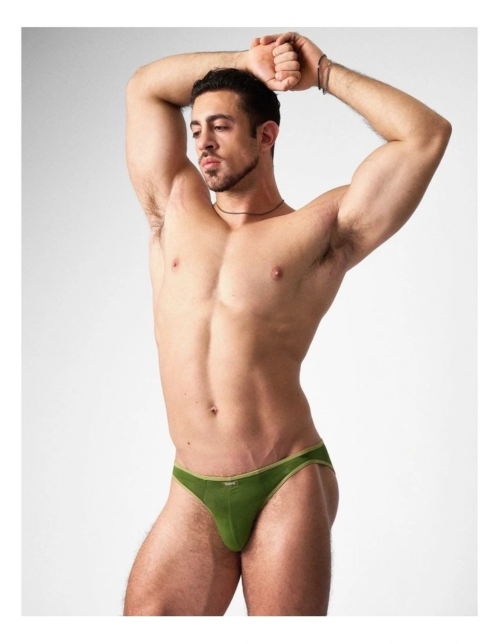 Flaunt Bikini Brief in Eucalyptus image 6