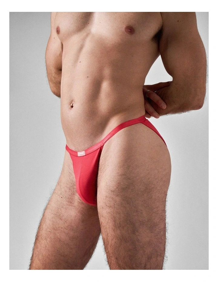 You Bamboo Micro Brief in Watermelon image 3
