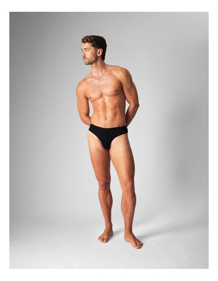 Allure Sheer Brief in Noir image 1