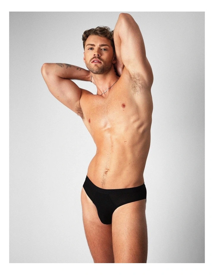 Allure Sheer Brief in Noir image 3