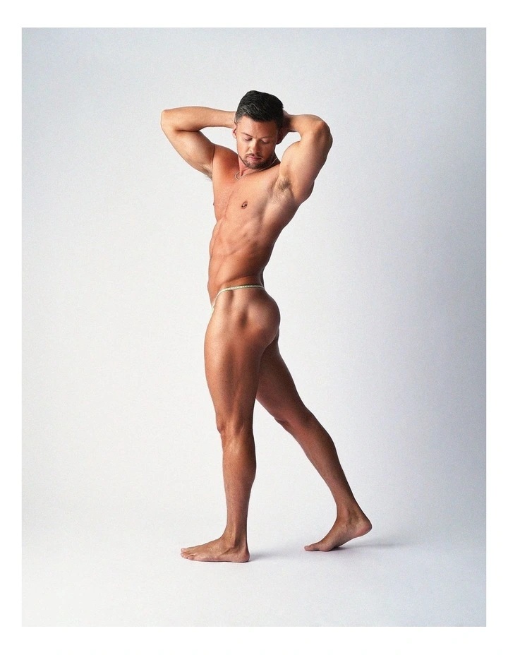 Glide Micro Thong in Matcha image 2