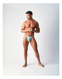 Glide Micro Thong in Glacier