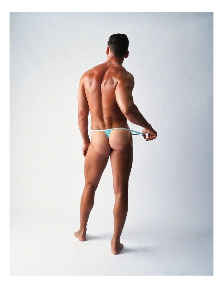 Glide Micro Thong in Glacier image 4