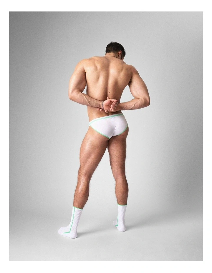 Optic Sports Brief in Lime image 2