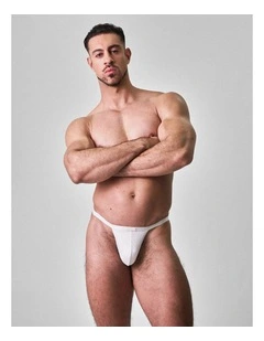 You Bamboo Micro Thong in Optic