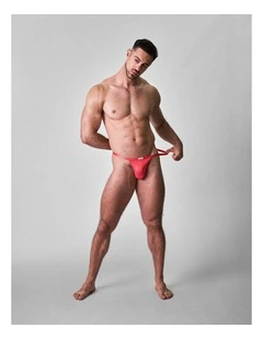 You Bamboo Micro Thong in Watermelon