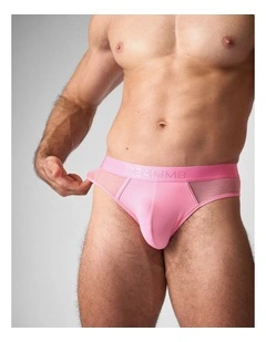 Score Sheer Slim Brief in Blush