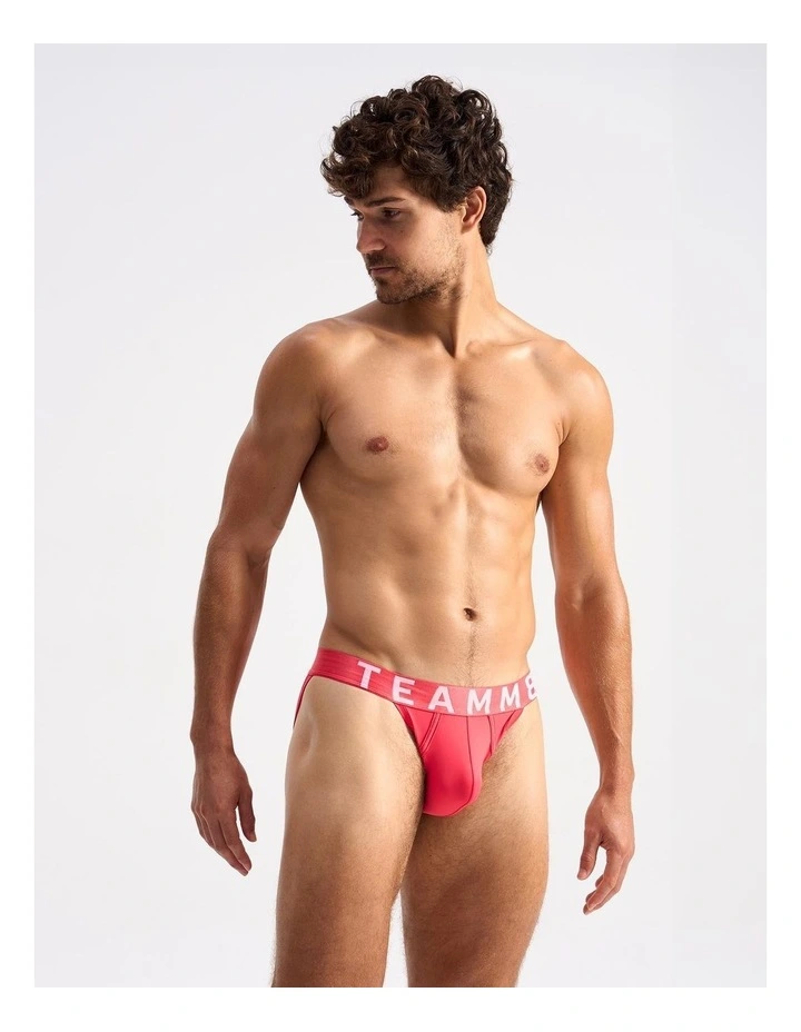 Spartacus Sports Brief in Hibiscus image 3
