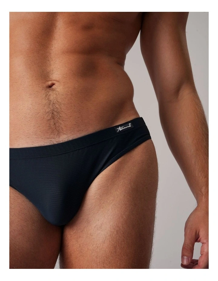 Eclipse Bikini Brief in Midnight image 3