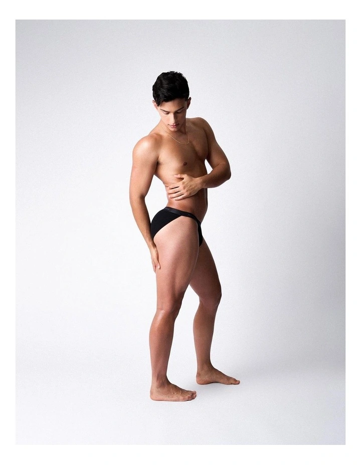 Team Cotton Micro Brief in Onyx image 4