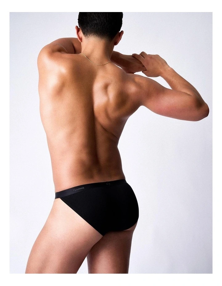 Team Cotton Micro Brief in Onyx image 6