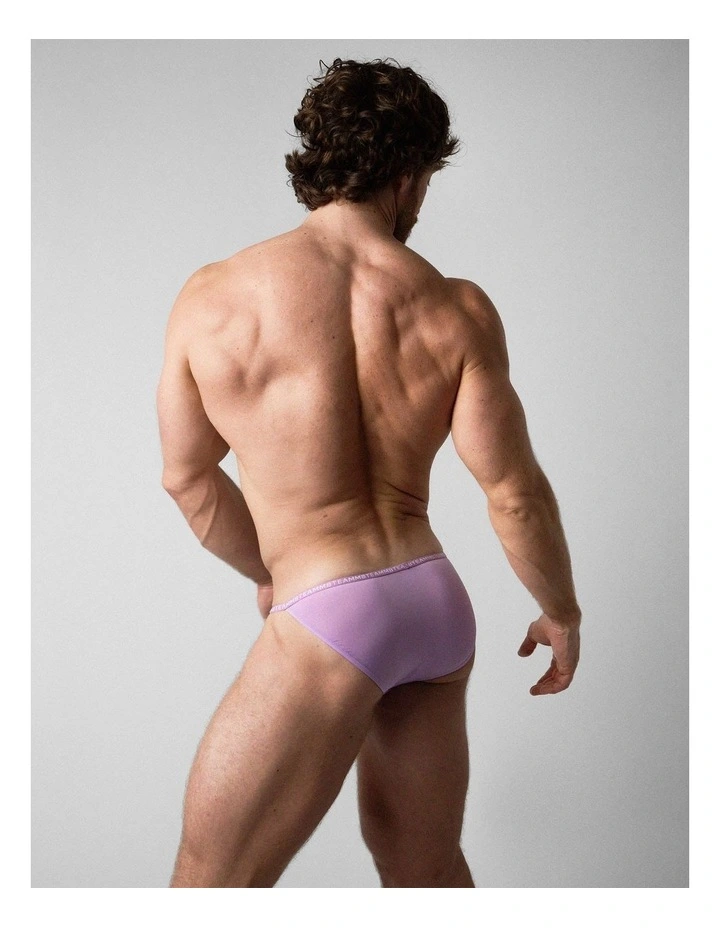 Glide Micro Brief in Lilac image 3
