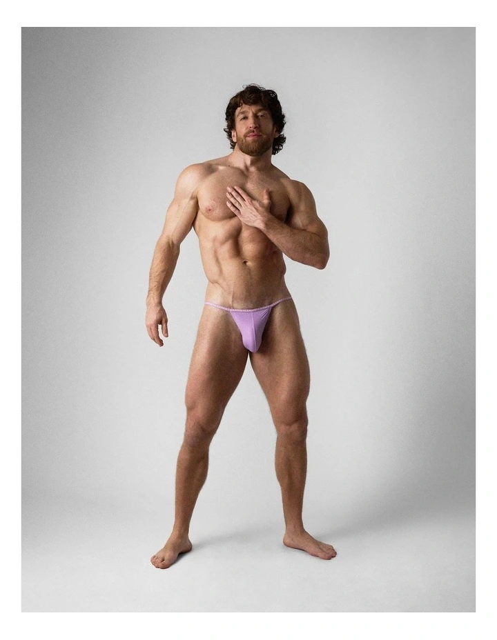 Glide Micro Brief in Lilac image 4