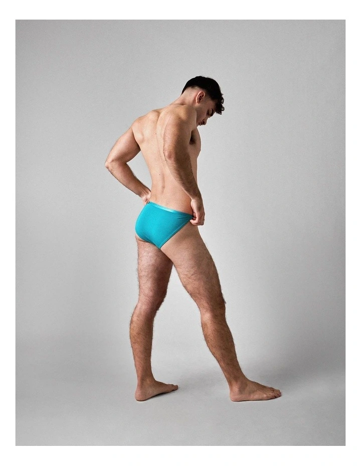 You Bamboo Micro Brief in Teal image 2