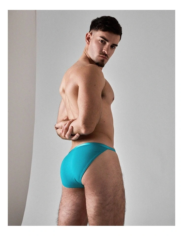 You Bamboo Micro Brief in Teal image 3