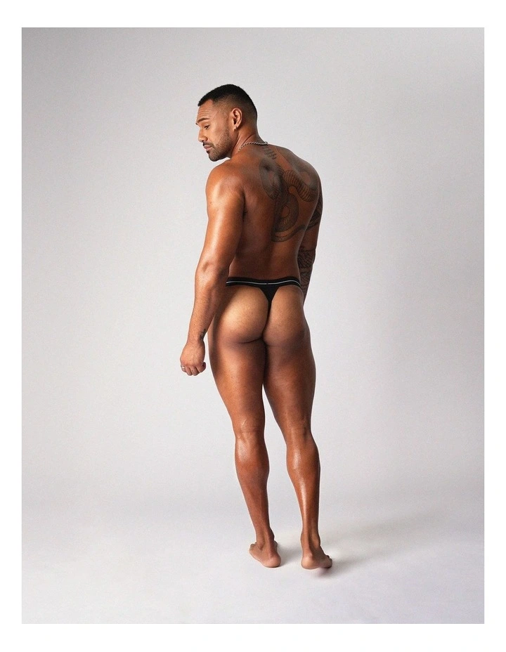 Icon Thong in Onyx image 2