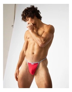 Flaunt Micro Thong in Cherry