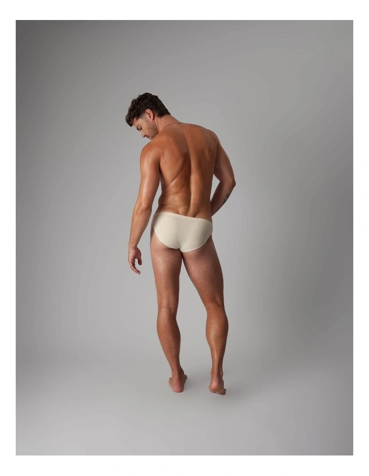 Eclipse Bikini Brief in Ecru image 2