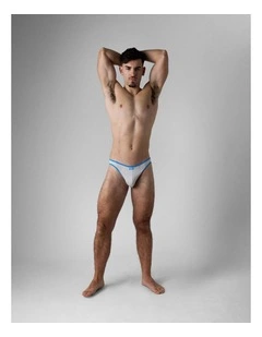 Flaunt Bikini Brief in Cyber Grey