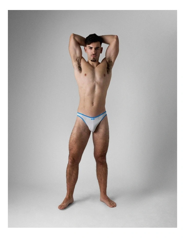 Flaunt Bikini Brief in Cyber Grey image 1