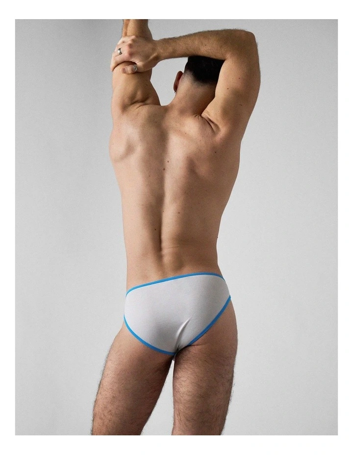 Flaunt Bikini Brief in Cyber Grey image 3