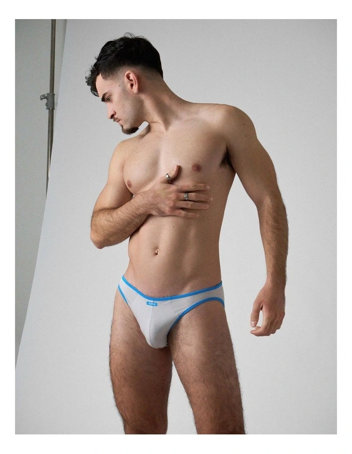 Flaunt Bikini Brief in Cyber Grey image 4