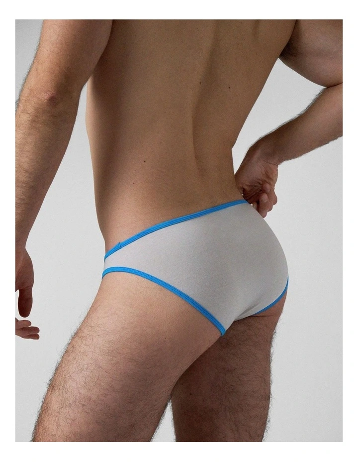 Flaunt Bikini Brief in Cyber Grey image 5