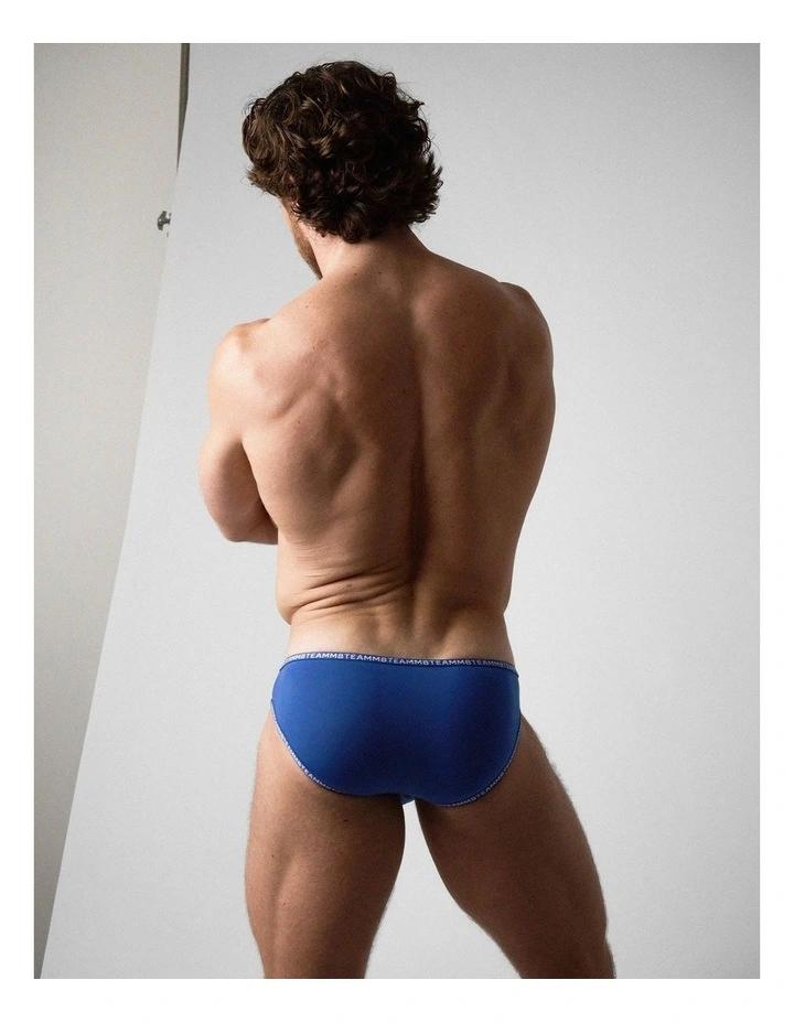 Glide Bikini Brief in Indigo image 1