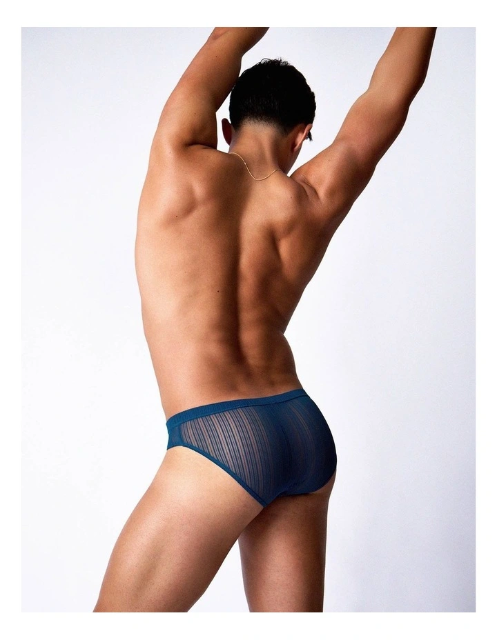 Romeo Sheer Bikini Brief in Abyss image 3