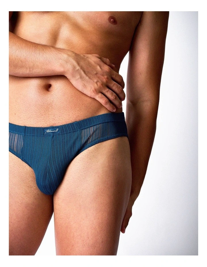 Romeo Sheer Bikini Brief in Abyss image 5
