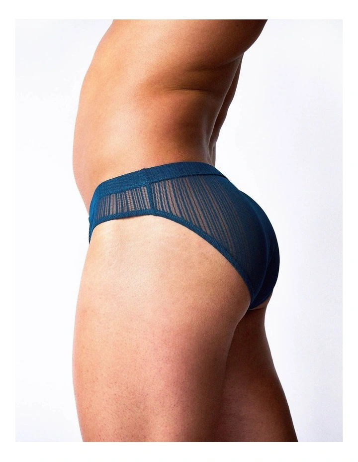 Romeo Sheer Bikini Brief in Abyss image 6