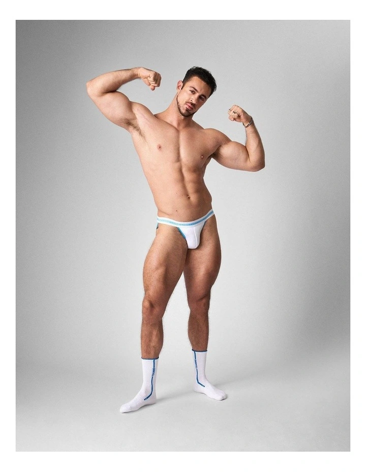Optic Sports Brief in Azure image 2