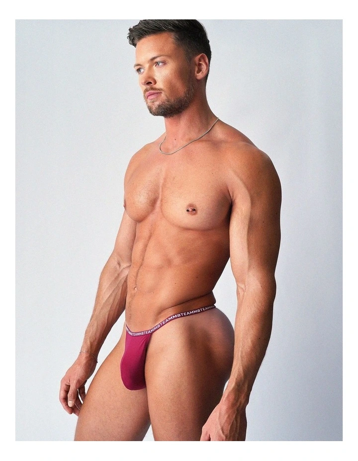 Glide Micro Thong in Boysenberry image 2