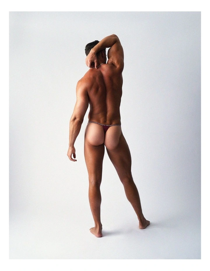 Glide Micro Thong in Boysenberry image 4