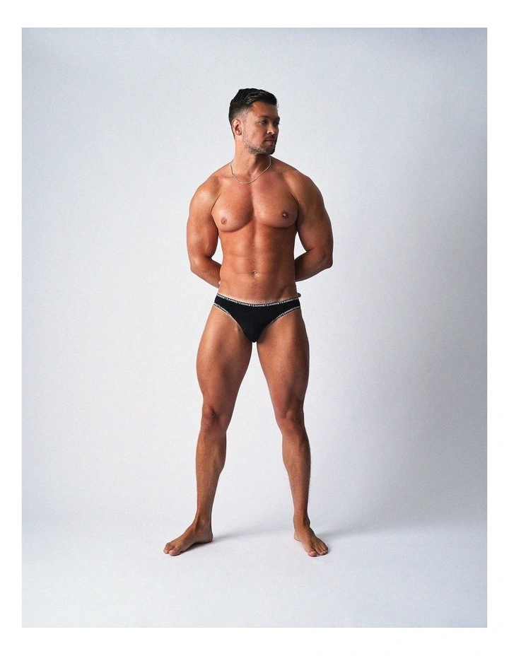 Glide Bikini Brief in Onyx image 1