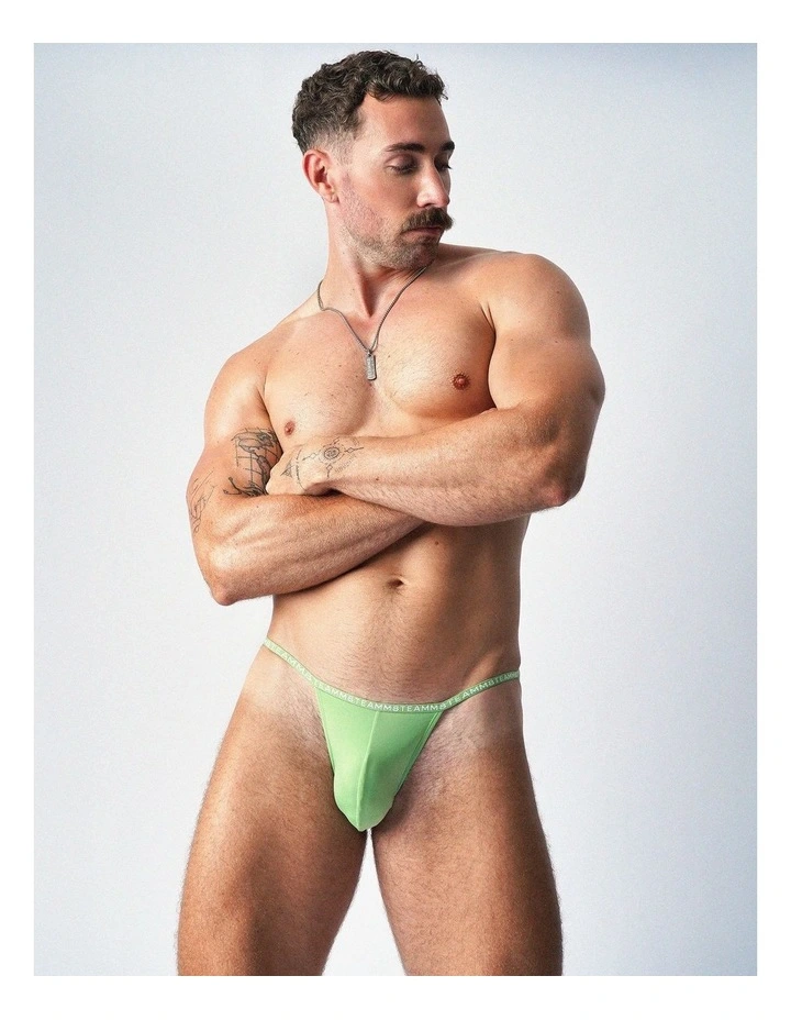 Glide Micro Brief in Matcha image 1