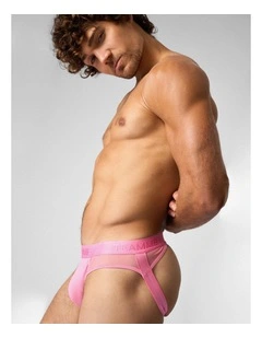 Score Sheer Slim Jockstrap in Blush