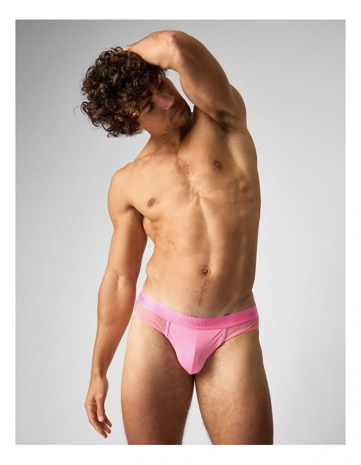 Score Sheer Slim Jockstrap in Blush image 6
