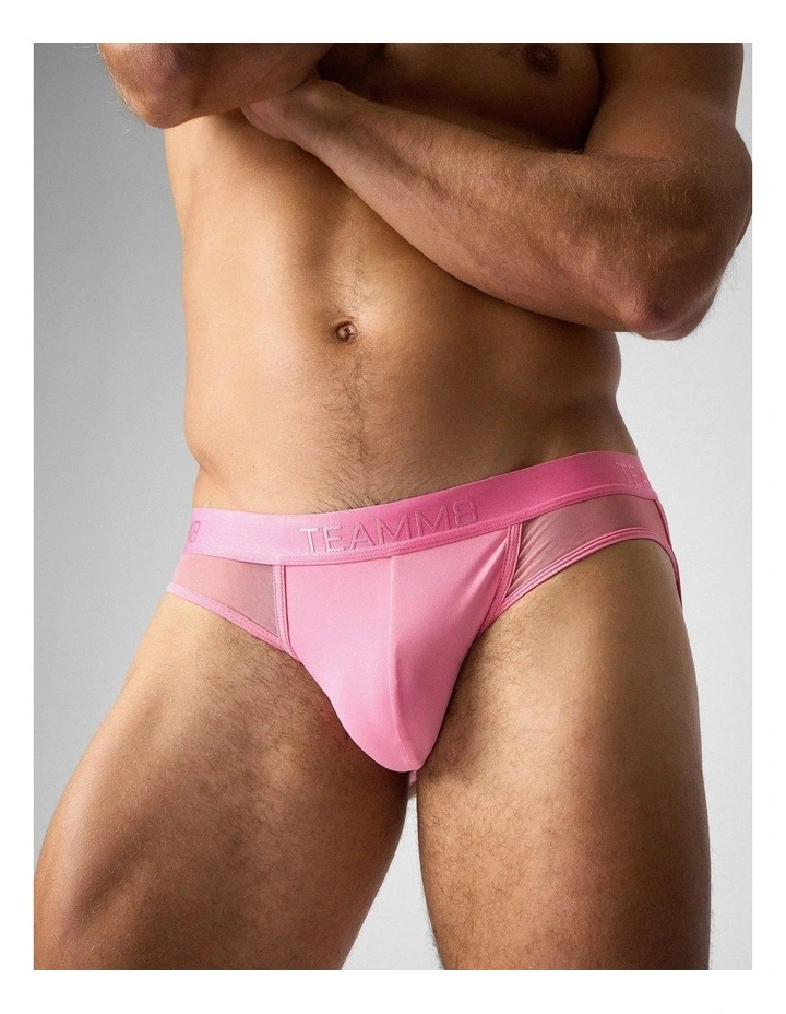 Score Sheer Slim Jockstrap in Blush image 7