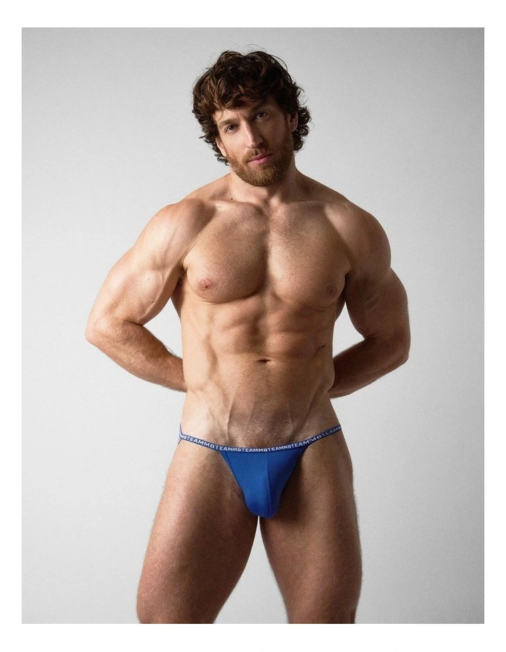 Glide Micro Jockstrap in Indigo image 1